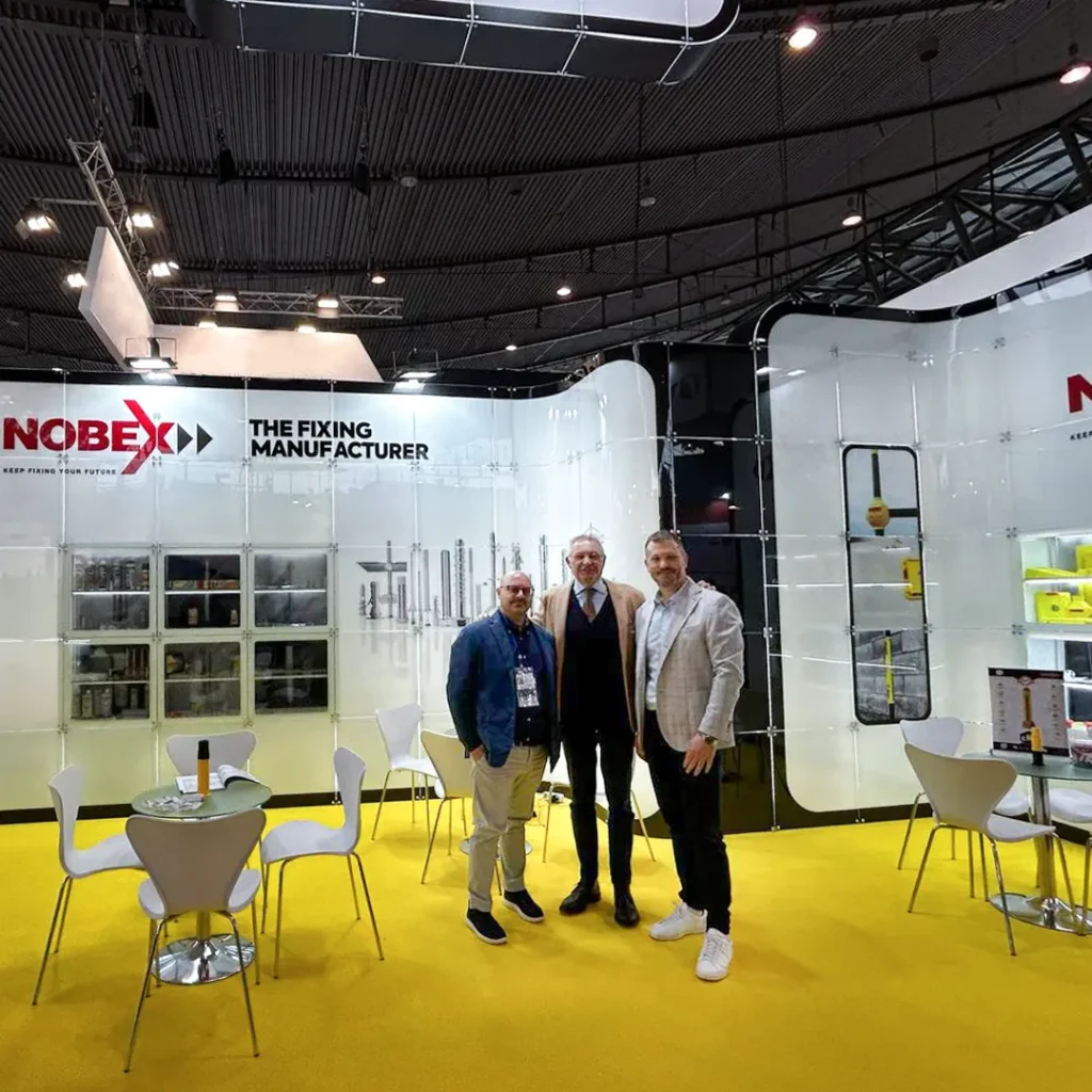 Nobex debutta alla Fastener Fair Global 2025 di Stoccarda a fianco di Sistem Air Group