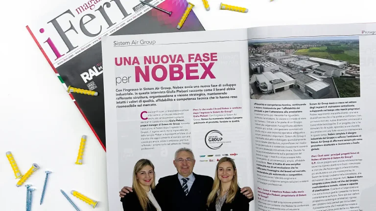 Nobex su iFerr: una nuova fase industriale sotto il segno di Sistem Air Group