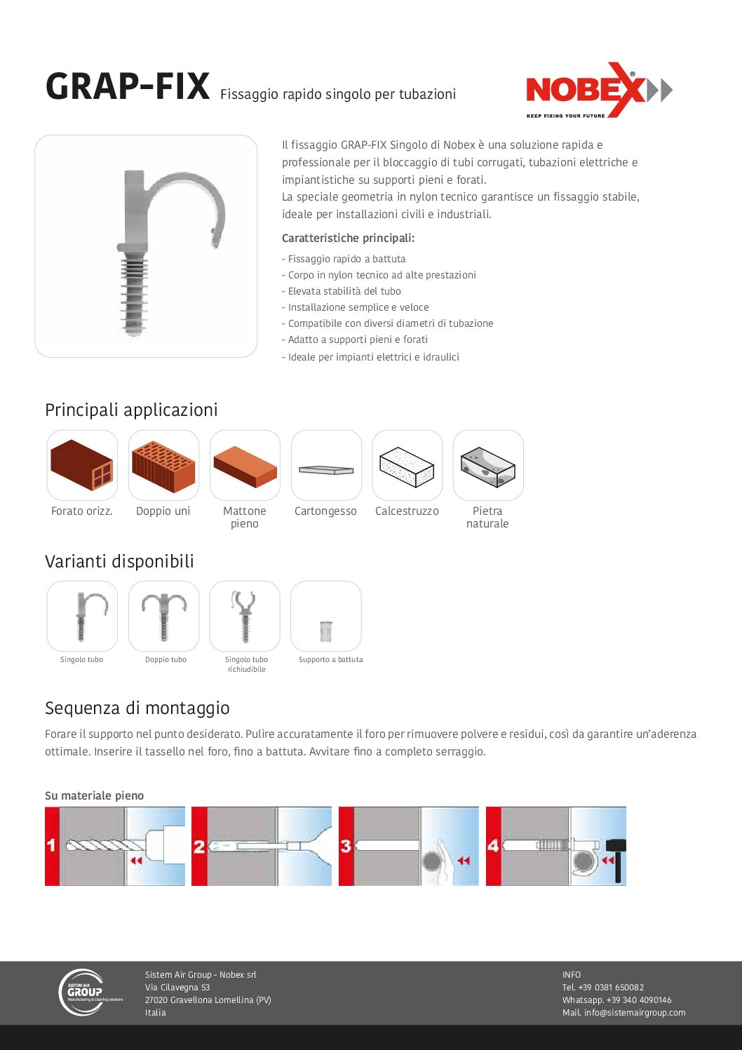 GRAP-FIX SINGOLO